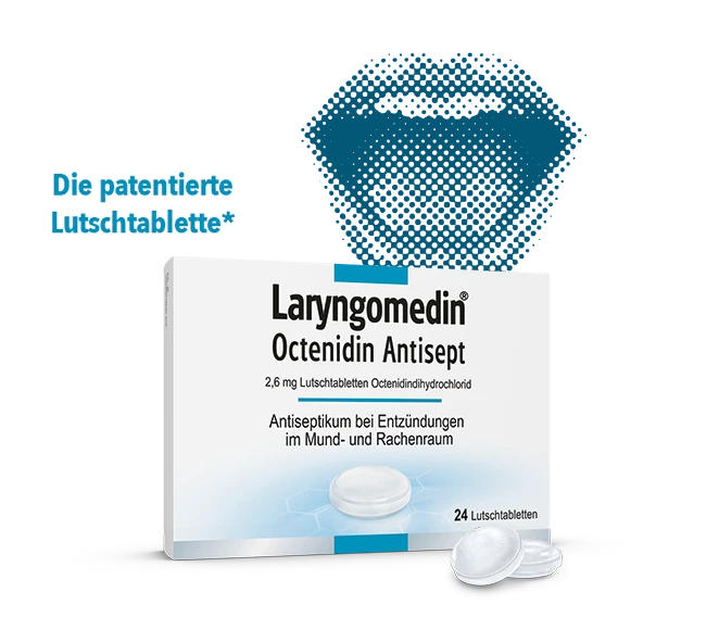 Produktabbildung Laryngomedin® Octenidin Antisept - Lutschtabletten